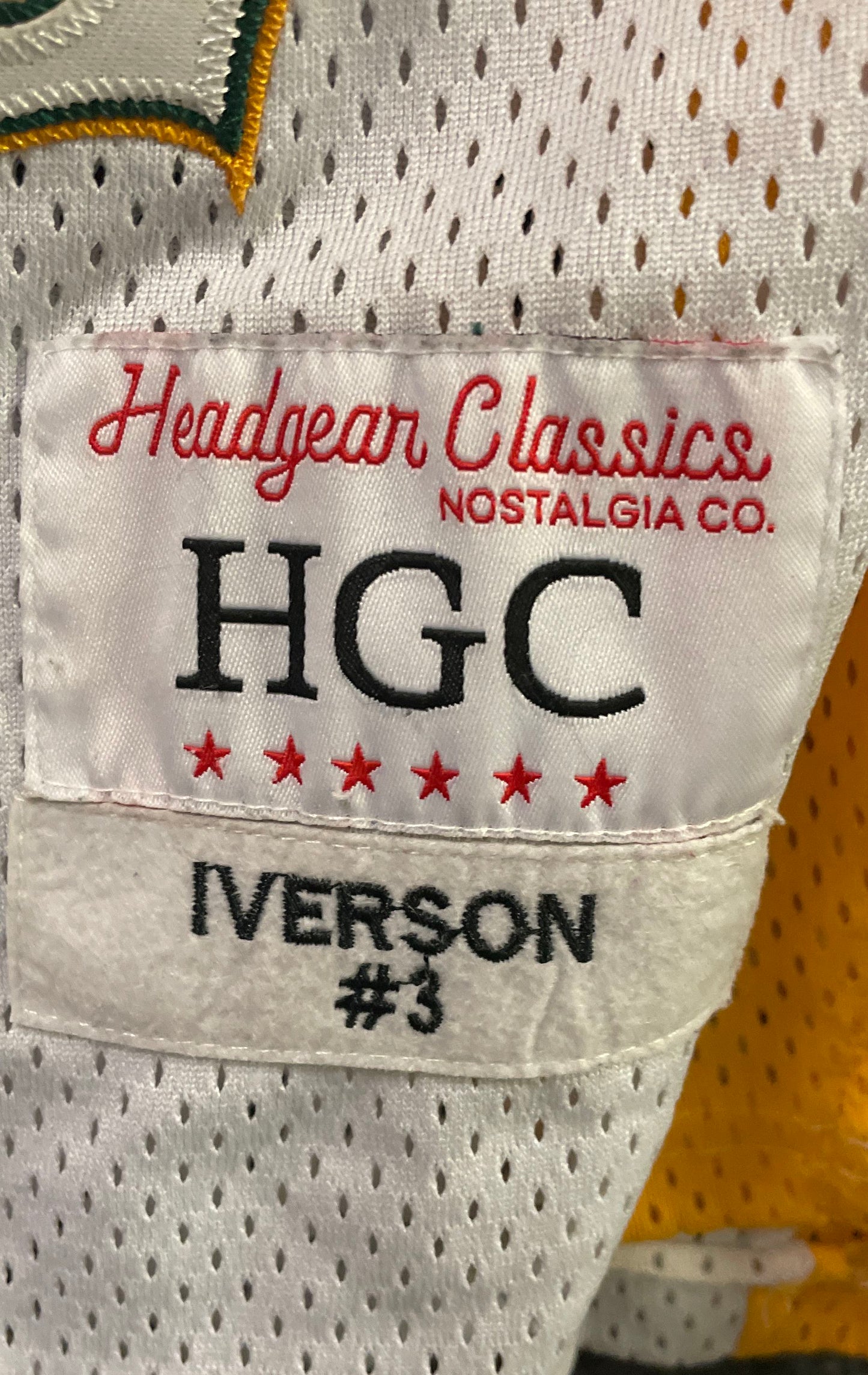 Headgear Classics Allen Iverson Bethel High School Stitched Jersey HGC Sz S