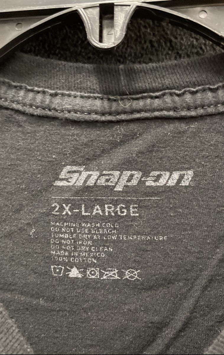 Snap-on Men's Black Country Roads Eagle USA Map Graphic T-Shirt Sz 2XL