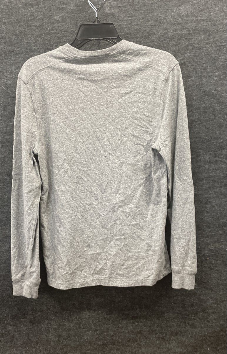 J.Crew Men's Long Sleeve T-Shirt Lot of 2 Heather Gray 100% Cotton Crewneck Sz S