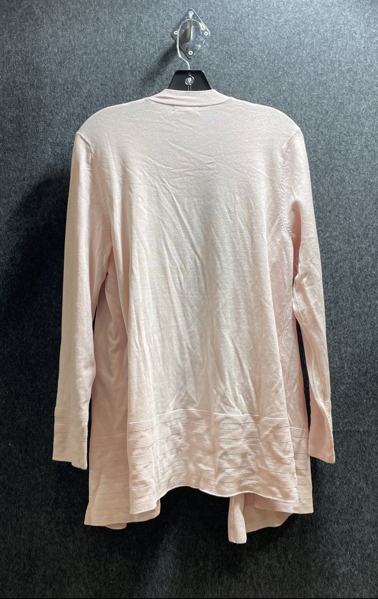 Charter Club Women's Misty Pink Core Ottoman Cardigan Jacket Sz L NWT