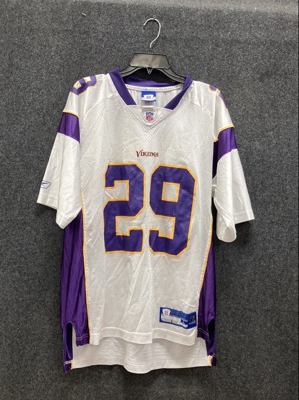 Reebok Minnesota Vikings Chester Taylor #29 NFL Jersey White Purple Sz L