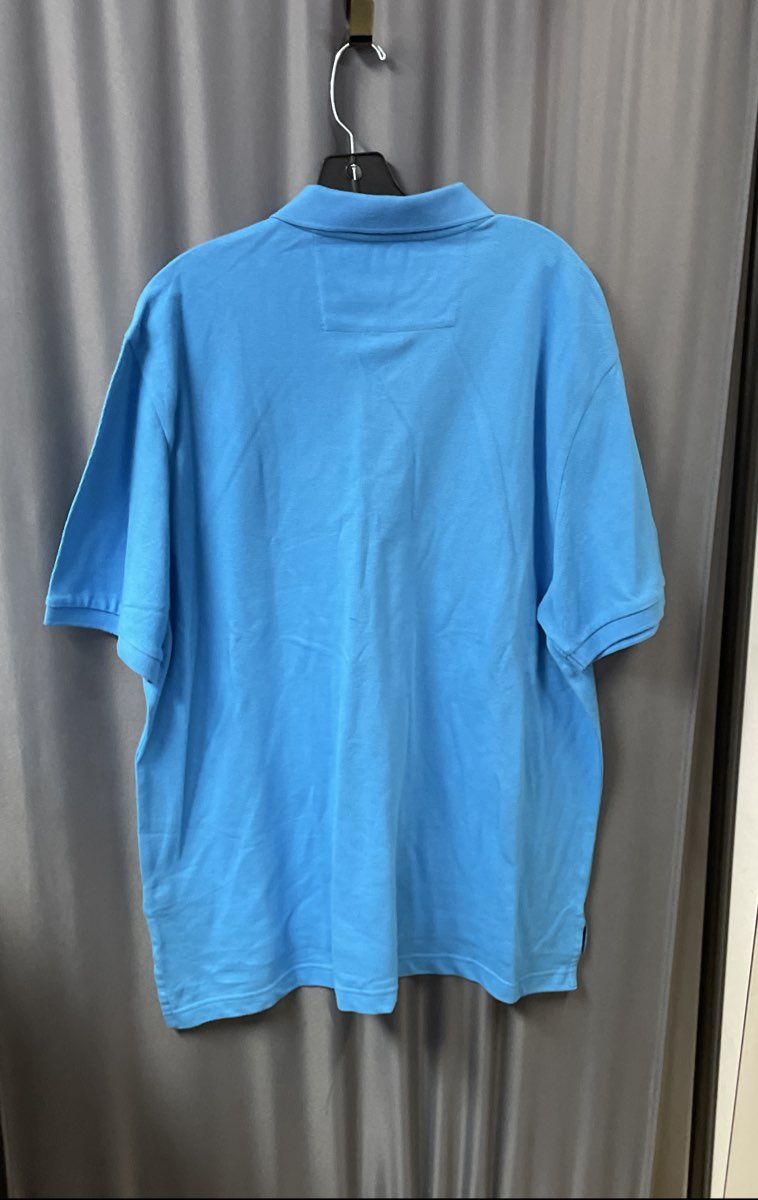 Chaps Men's Everyday Polo Shirt Blue Performance Temp Control NWT Sz XXL