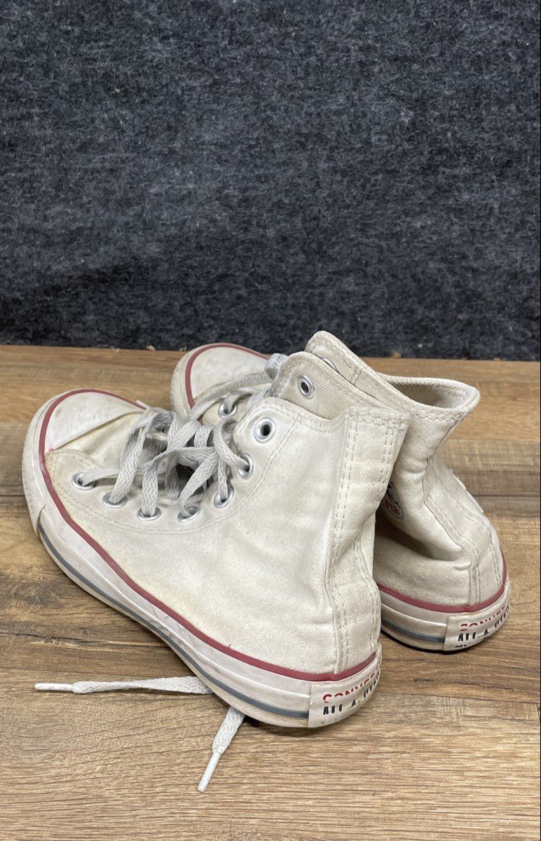 Converse Chuck Taylor All Star High Top White Canvas Sneakers Men's 4 Women's 6
