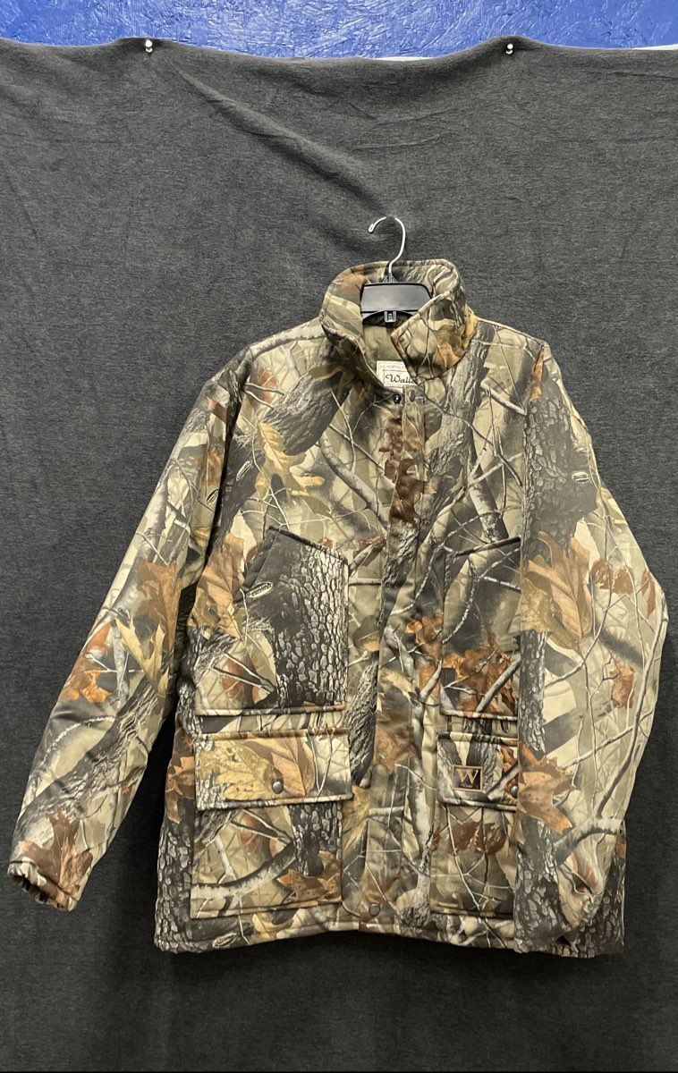 Walls Men's Vintage Y2K Camo Insulated Hunting Field Coat XL