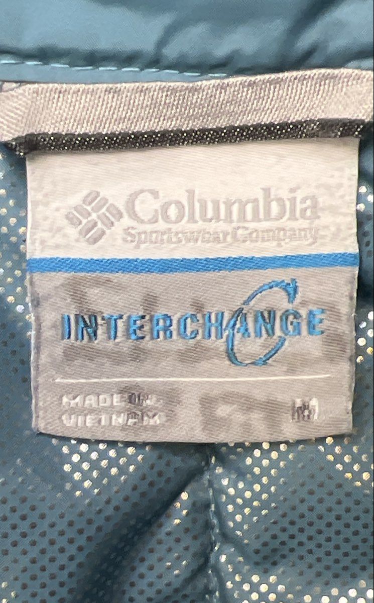 Columbia Women's Light Blue Omni-Heat Interchange Puffer Insulated Jacket Sz M
