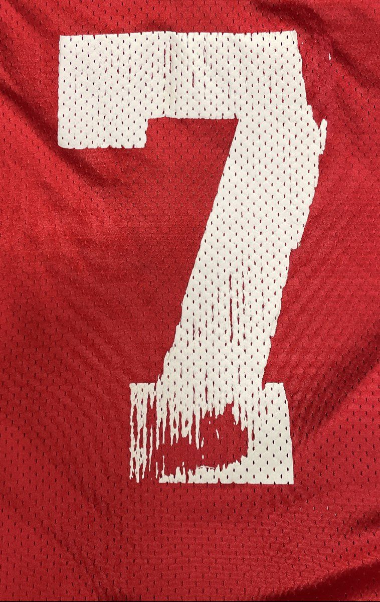 Nike Men's Red Ohio State Buckeyes #7 2007 BCS National Championship Jersey L