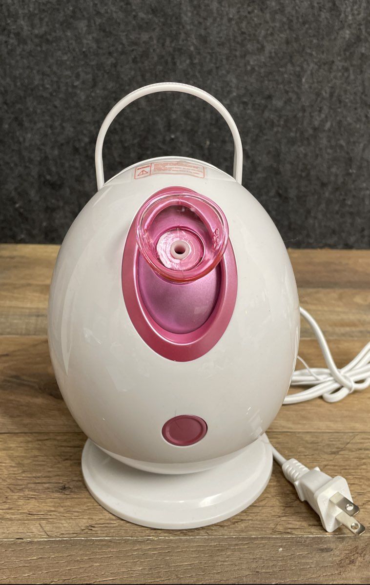 Vgirl Beauty Egg Facial Steamer Constant Temperature NTFS-528 White Pink