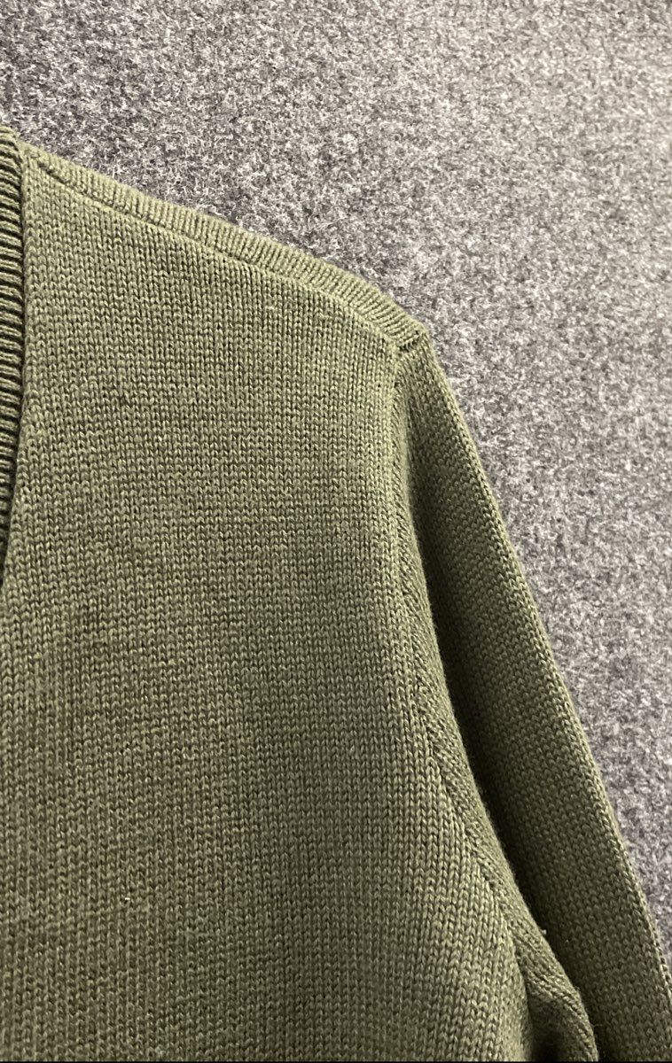 Loft Women's Olive Green V-Neck Button Front Cotton Cardigan Sweater Sz S NWT