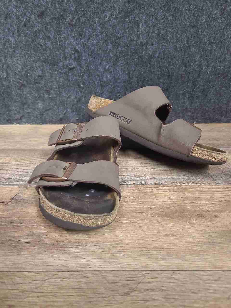 Birkenstock Arizona Mocha Brown Two Strap Comfort Sandals EU 39 Women's 8