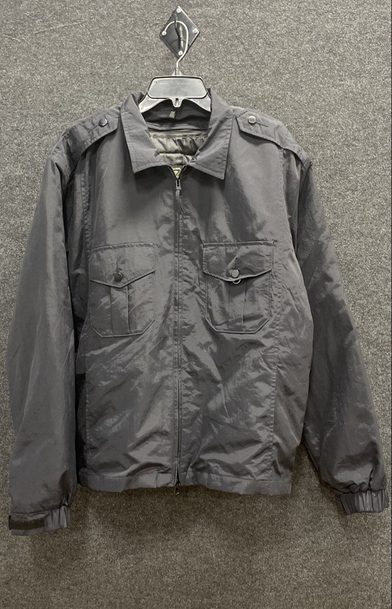 The Force Men's Black Nylon Full Zip Duty Uniform Jacket Style HS3426 Sz L RG