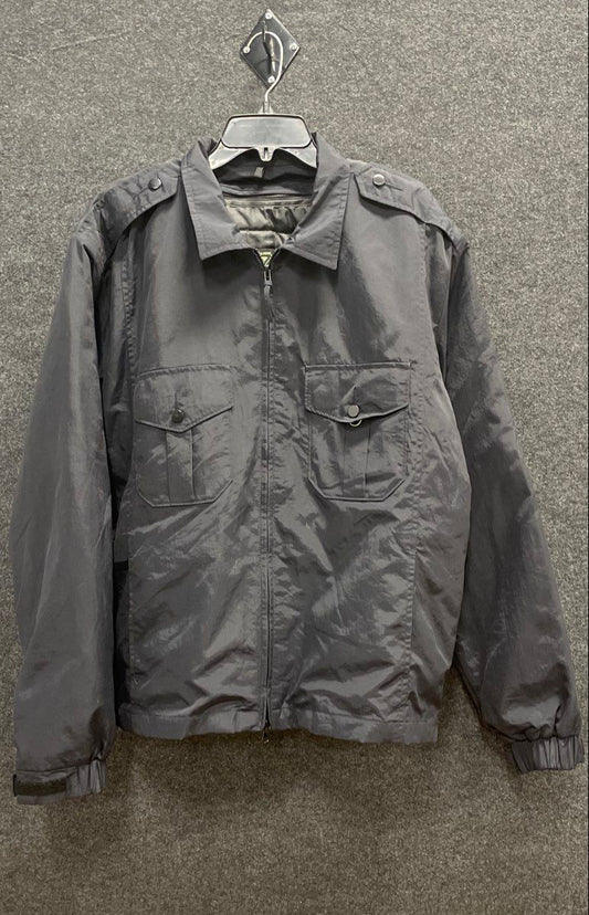 The Force Men's Black Nylon Full Zip Duty Uniform Jacket Style HS3426 Sz L RG