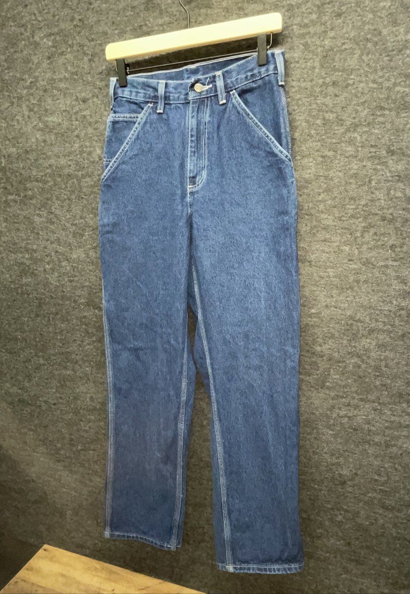 Carhartt Men's B13 Loose Fit Carpenter Dungaree Jeans Dark Stone Blue Sz 28x32