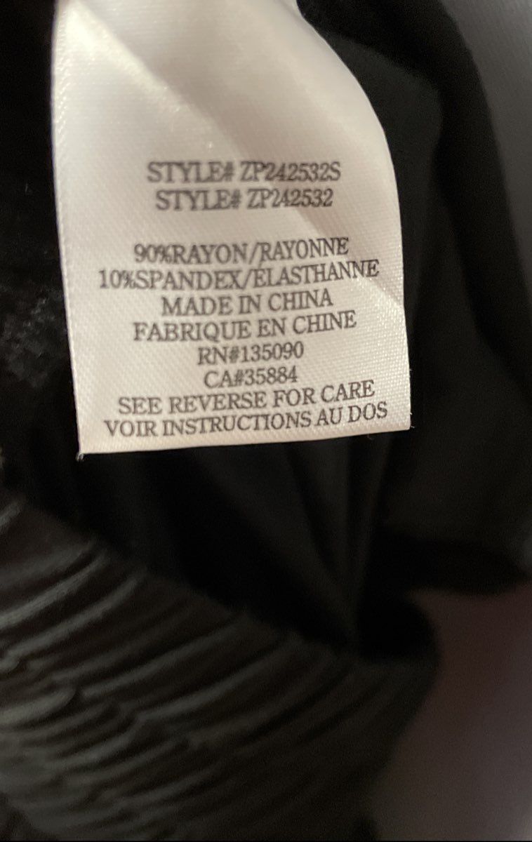Z Supply Women's The Flared Pant Black Rayon Spandex Wide Leg NWT Size M