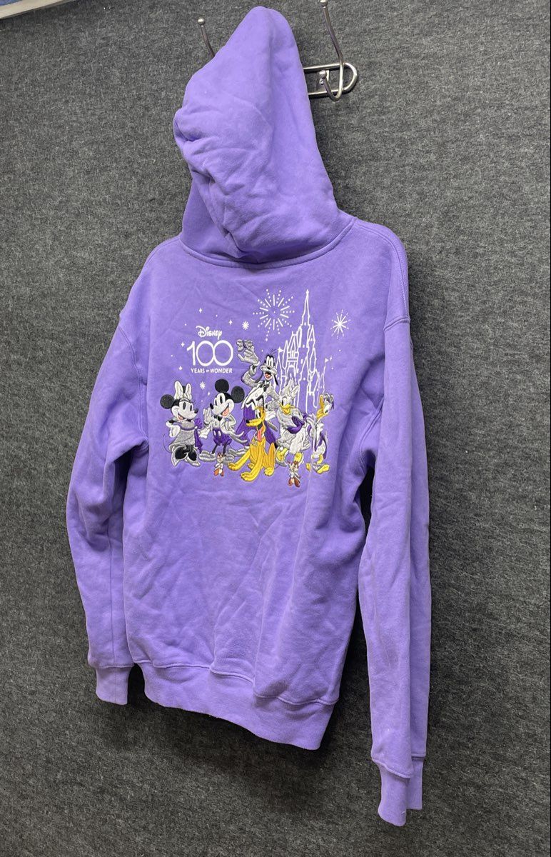 Disney 100 Years of Wonder Hoodie and Sweatpants Set Purple Size Small Mickey