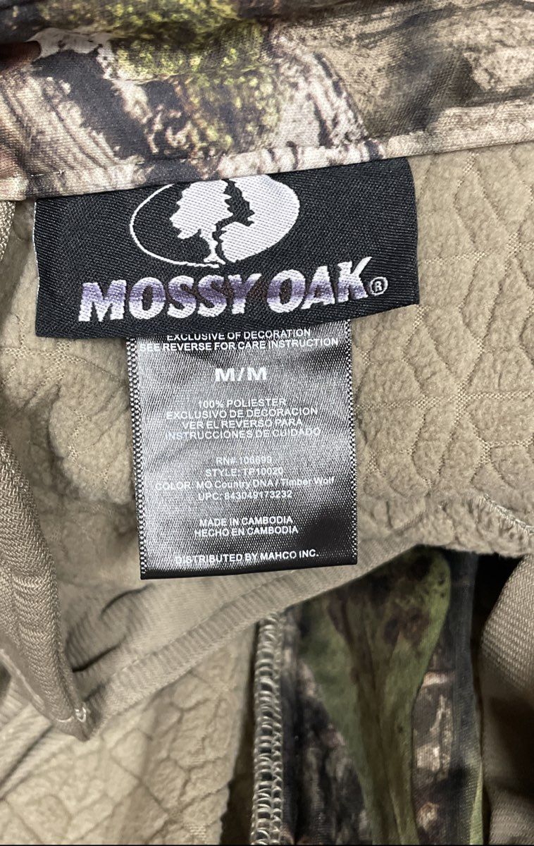 Mossy Oak Men's Timber Wolf Scent-Factor Cargo Hunting Pants Sz M