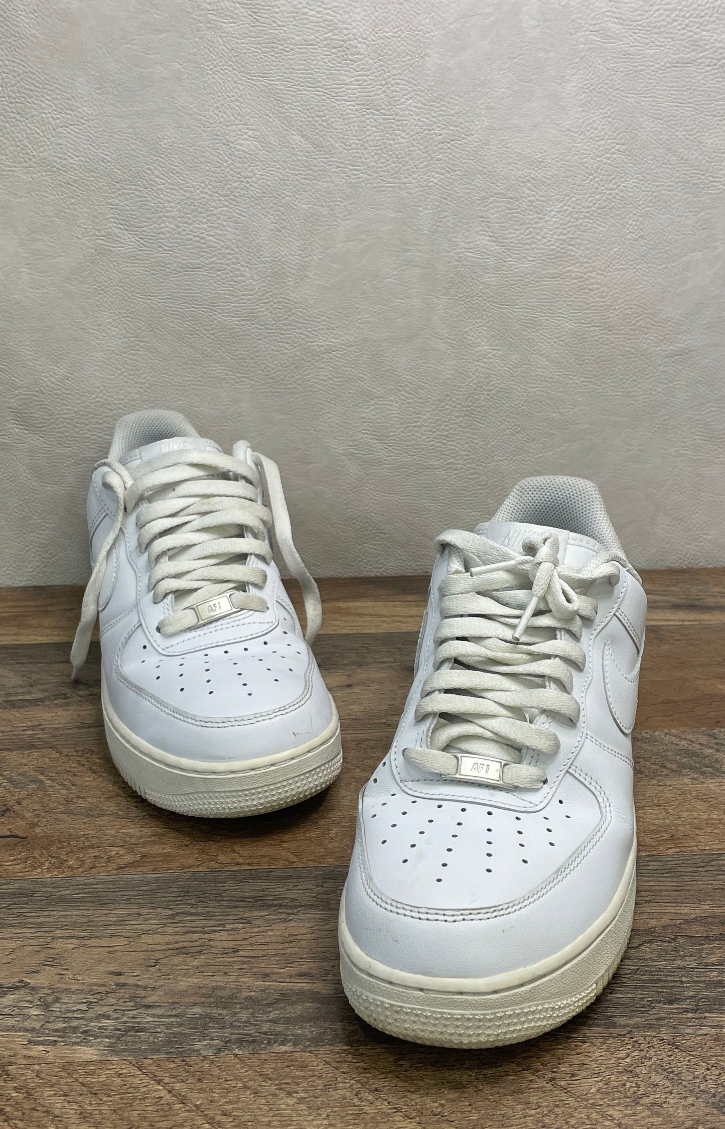 Nike Air Force 1 '07 Low Triple White Men's Sneakers CW2288-111 Sz 10