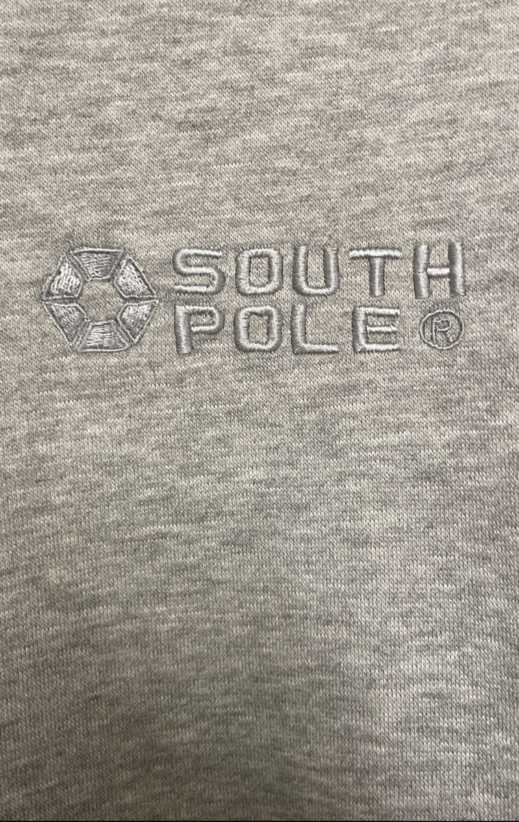 South Pole Men's Gray Pullover Hoodie Sweatshirt Logo Kangaroo Pocket Size M