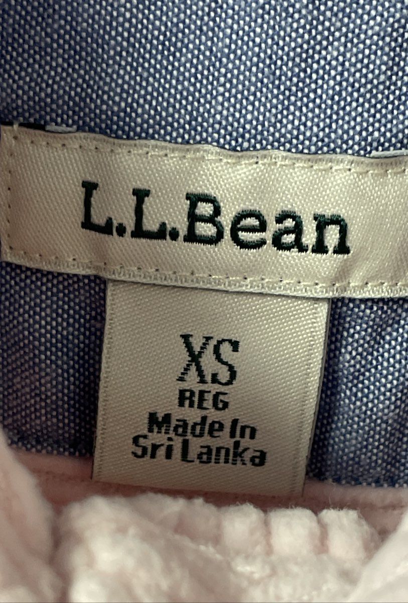 L.L. Bean Women's Pink Corduroy Button Up Shirt Jacket Shacket Size XS