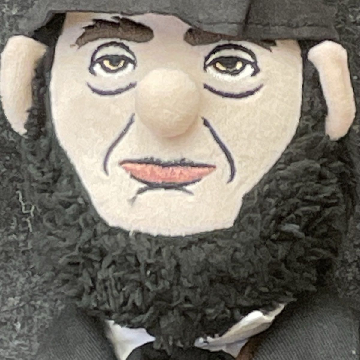 Little Thinkers Abraham Lincoln Plush Doll Toy Unemployed Philosophers Guild NWT