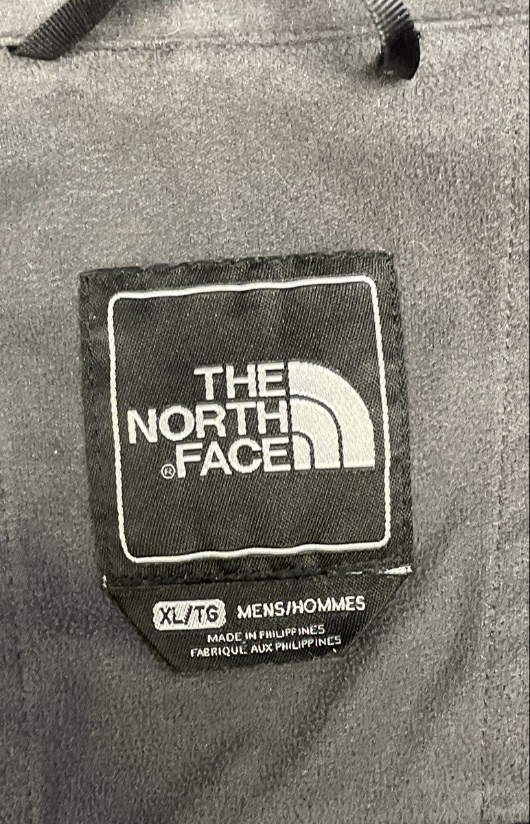The North Face Men's Gray Red Softshell Fleece Lined Full Zip Jacket Sz XL