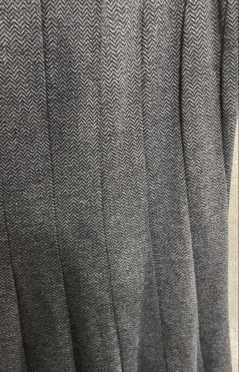 New Directions Women's Grey Herringbone Knit Sleeveless Fit & Flare Dress Sz 16W