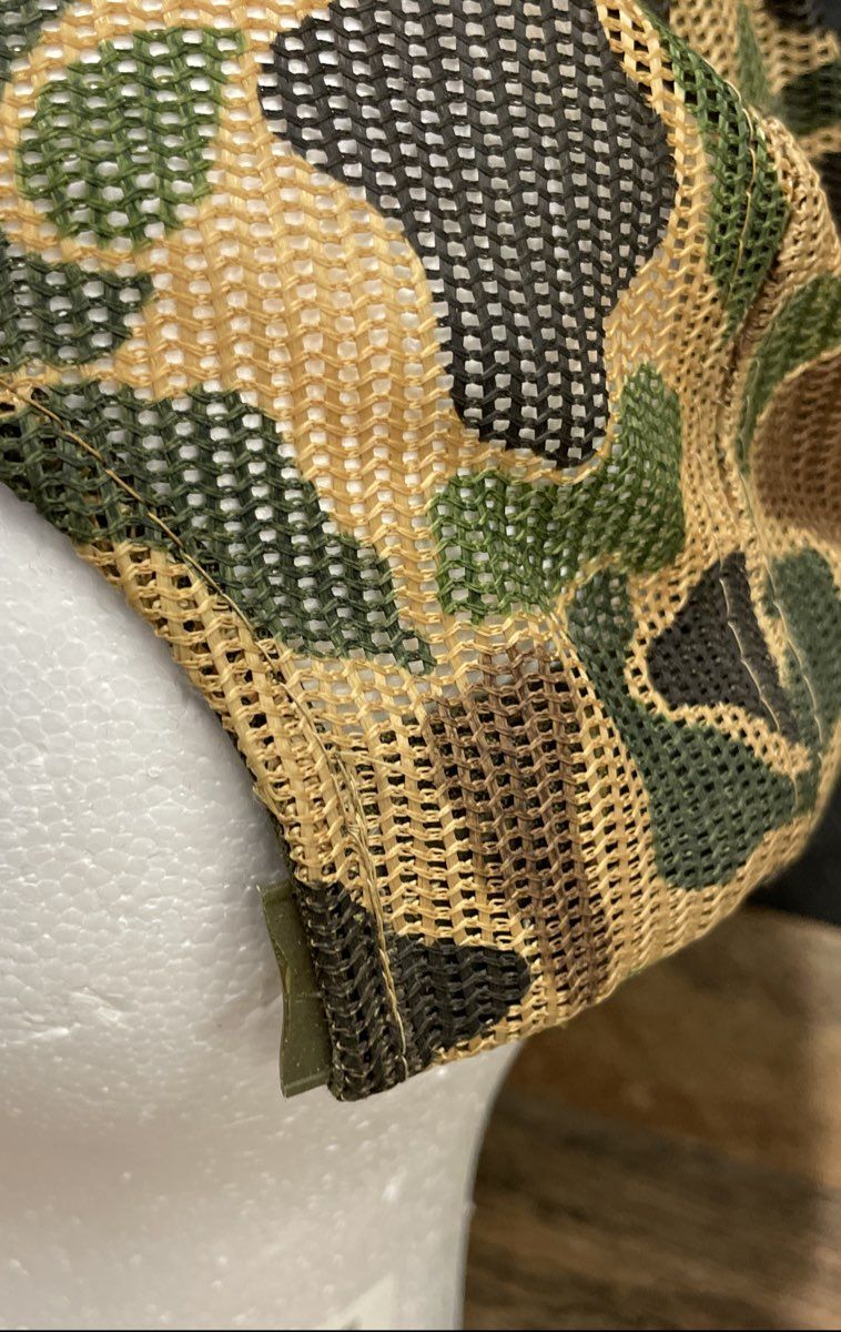 Vintage 1985 Arnold Schwarzenegger Commando Movie Promo Hat Camo Trucker OSFA