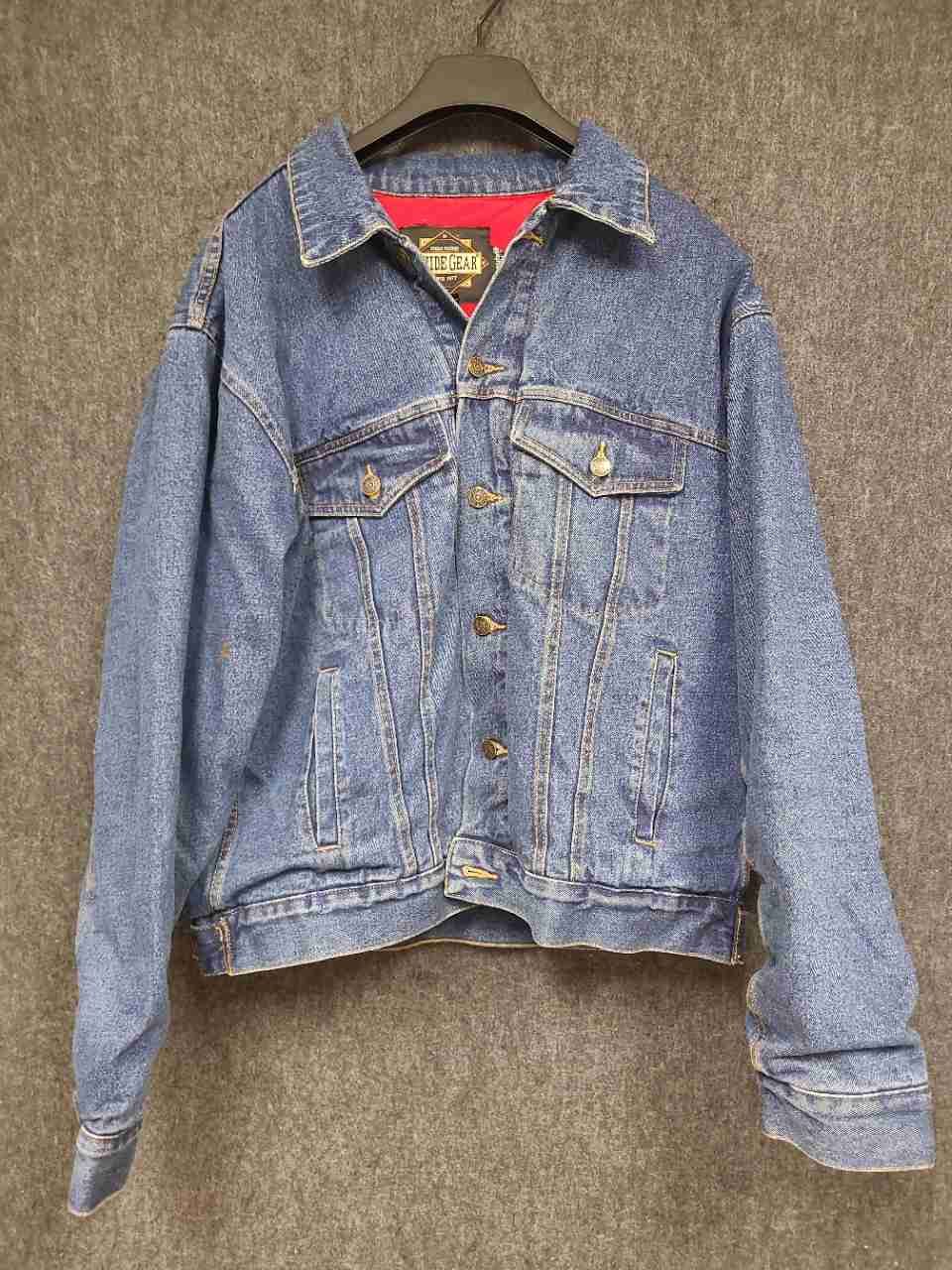 Guide Gear Men's Blue Vintage Y2K Thinsulate Insulated Denim Jacket Size XL