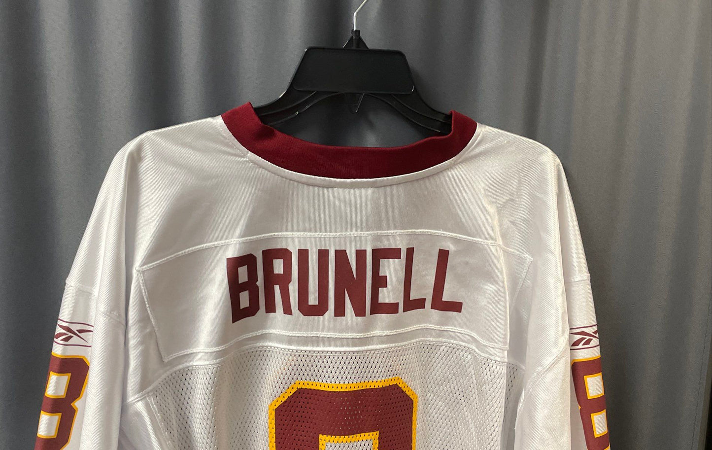 Vintage 2004 Reebok Mark Brunell Washington Redskins #8 NFL Jersey White Sz L