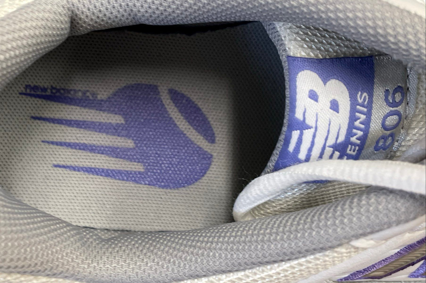 New Balance 806 White Purple Tennis Shoes Women's Size 8