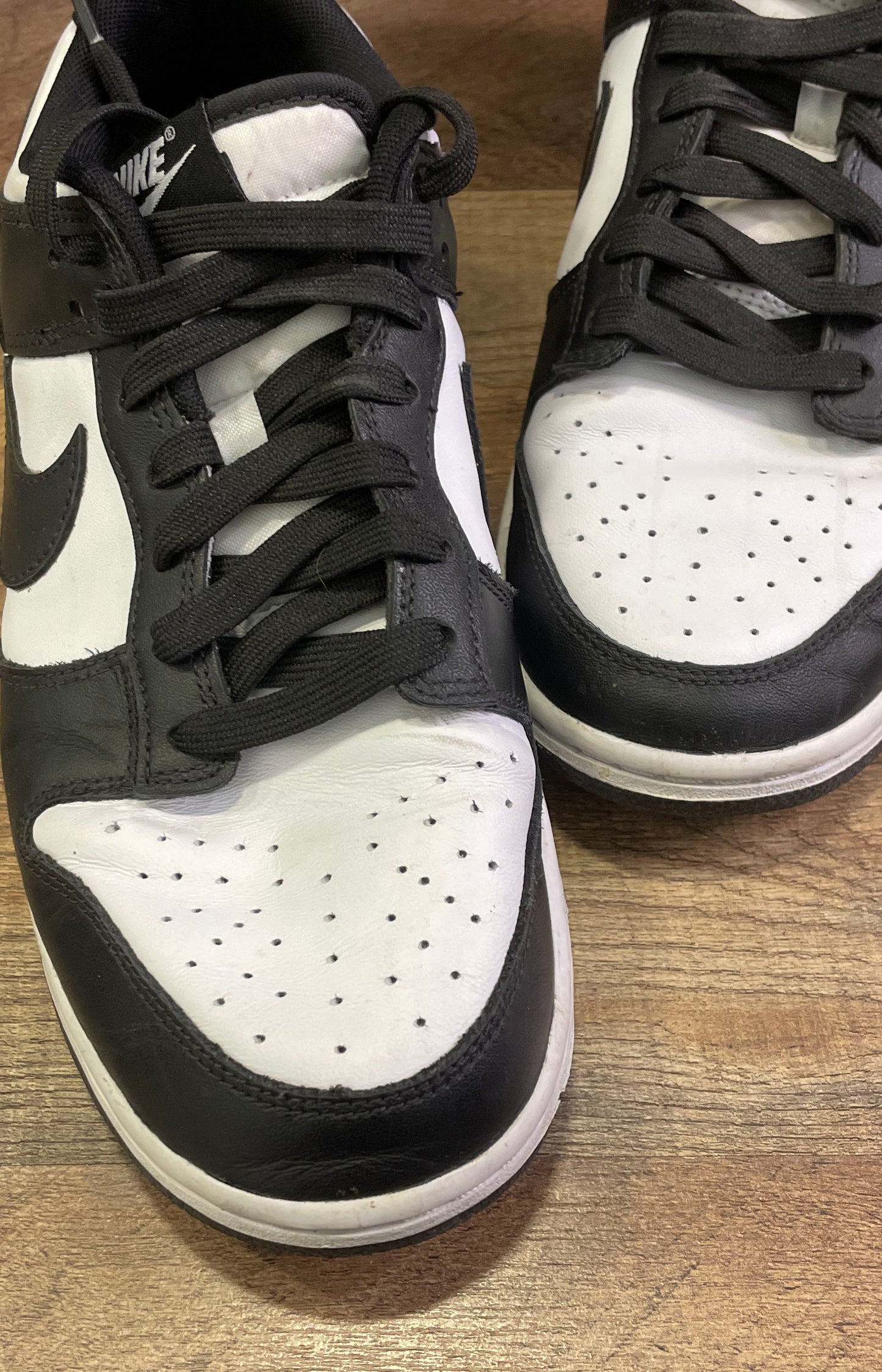 Nike Dunk Low Retro White Black Panda Sneakers DD1391-100 Men's Size 9
