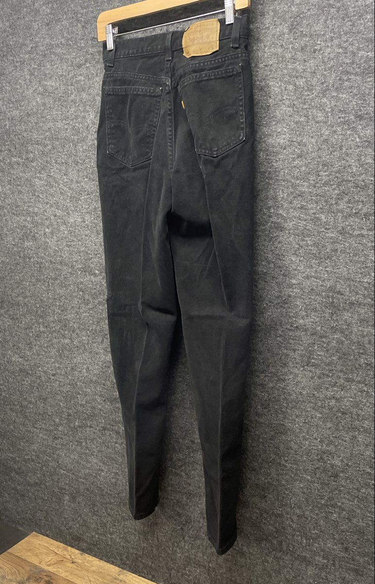 Vintage 90s Levi's Women's 912 Slim Fit Tapered Leg Black Jeans USA Made Sz 9