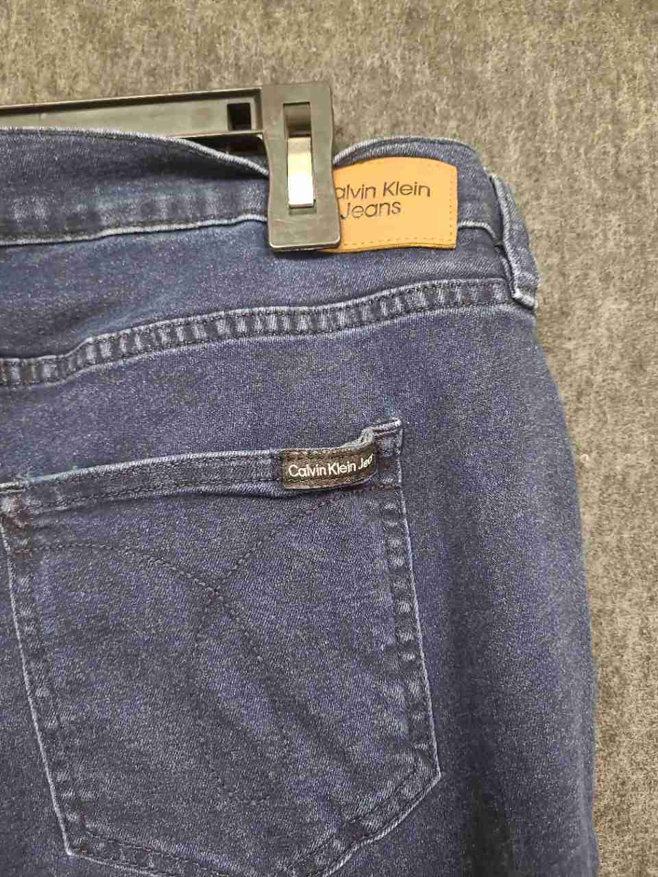 Calvin Klein Jeans Women's Dark Wash High Rise Skinny Repreve Denim Jeans Sz 16