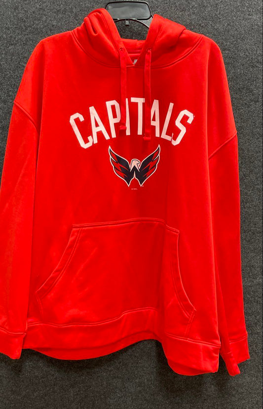 Knights Apparel Men's NHL Washington Capitals Red Weagle Logo Hoodie Sz 2XL