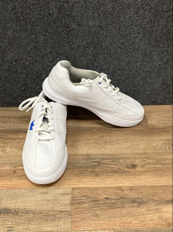 Brunswick Edge White Blue Men's Bowling Shoes Size 10