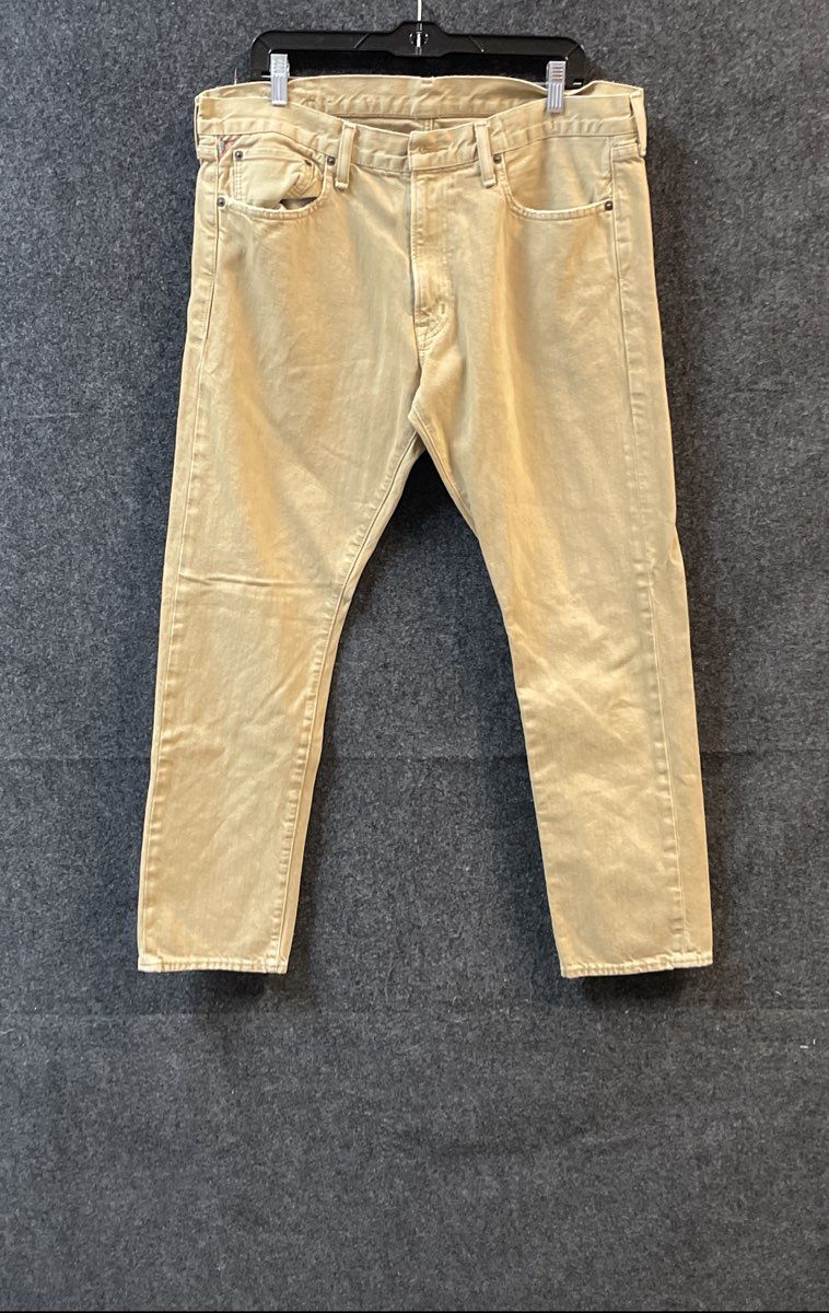 Denim & Supply Ralph Lauren Men's Tan Khaki Straight Leg Jeans Sz 36x30