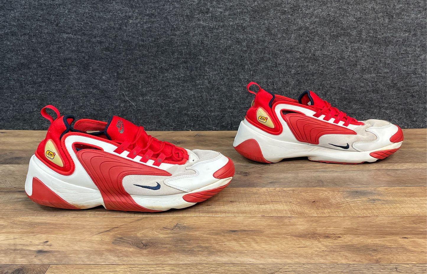 Nike Zoom 2K White University Red Black Lifestyle Sneakers Men's Size 14