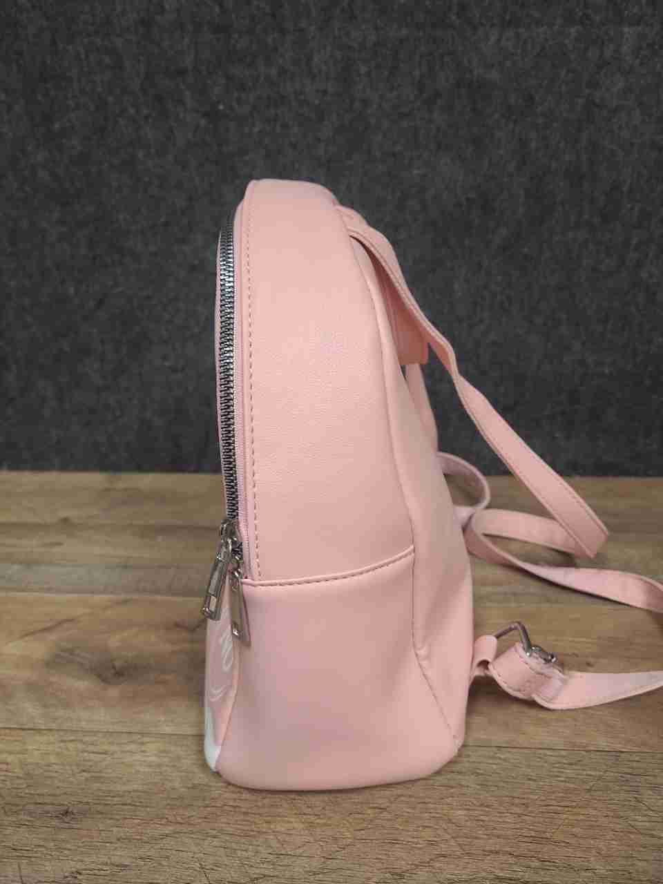 Ouija Pink Planchette Mini Backpack Board Game Graphic Silver Hardware
