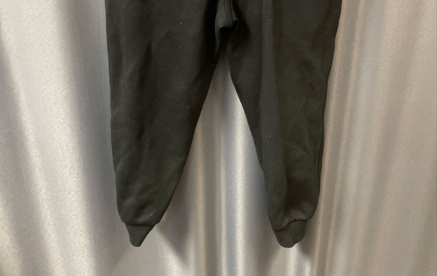 Polo Ralph Lauren Kids Black Cotton Blend Drawstring Logo Joggers Sz 4