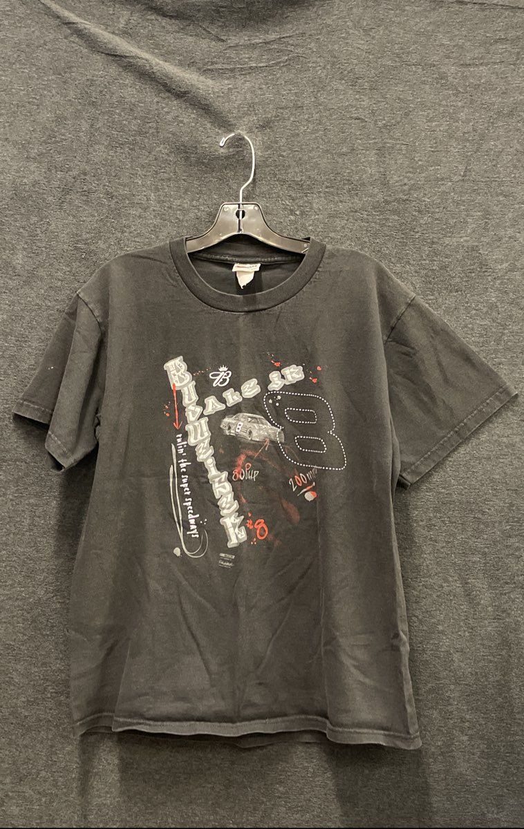 Chase Authentics Dale Earnhardt Jr #8 Budweiser NASCAR T-Shirt Black Size S/M