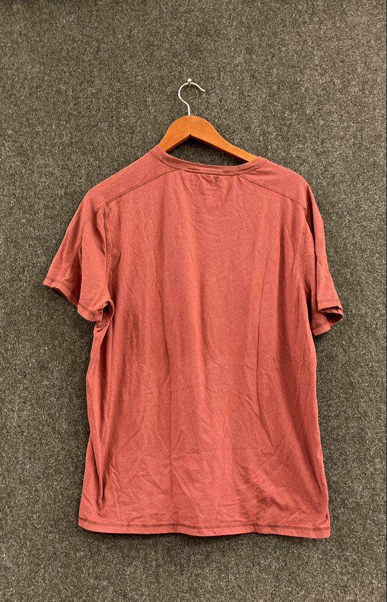 Eddie Bauer Men's Red Lounge Short Sleeve Crewneck T-Shirt Size L