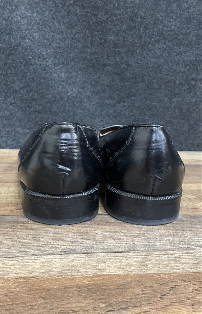 Embassy Black Leather Kiltie Tassel Loafers Dress Shoes Men's Size 12 D