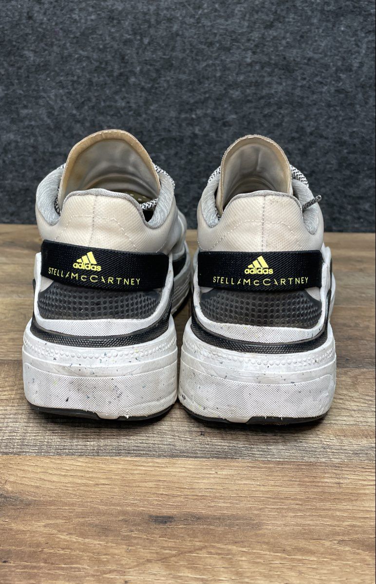 adidas by Stella McCartney Earthlight White Black Women's Running Shoes Size 8.5