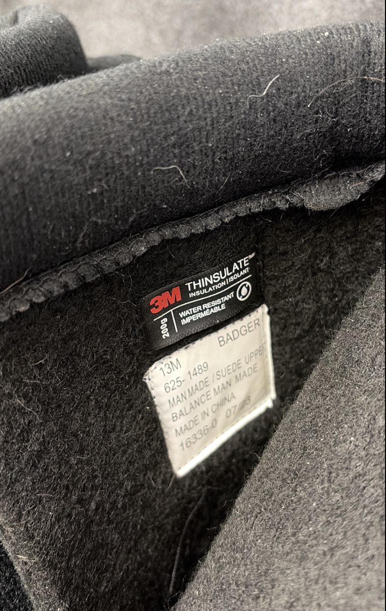 Weatherproof Badger Black Waterproof 3M Thinsulate Men's Winter Boots Size 13M