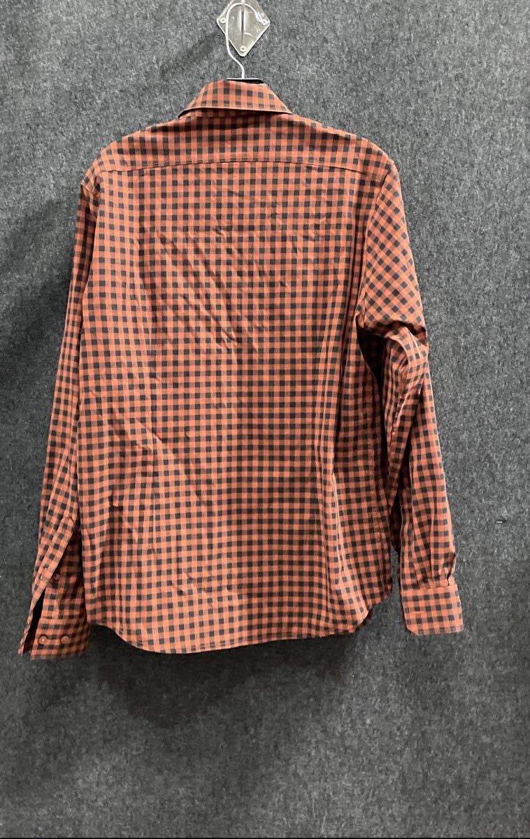 5.11 Tactical Men's Red Black Plaid Long Sleeve Button Down Utility Shirt Sz M