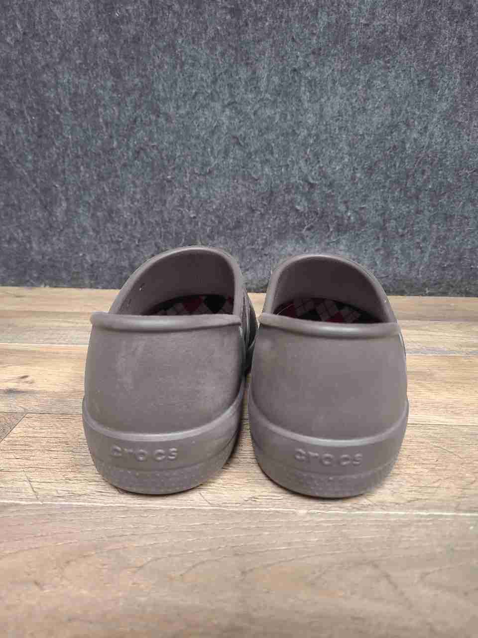 Crocs Neria Work Clog Espresso Brown Slip On Work Shoes Women's Size 8