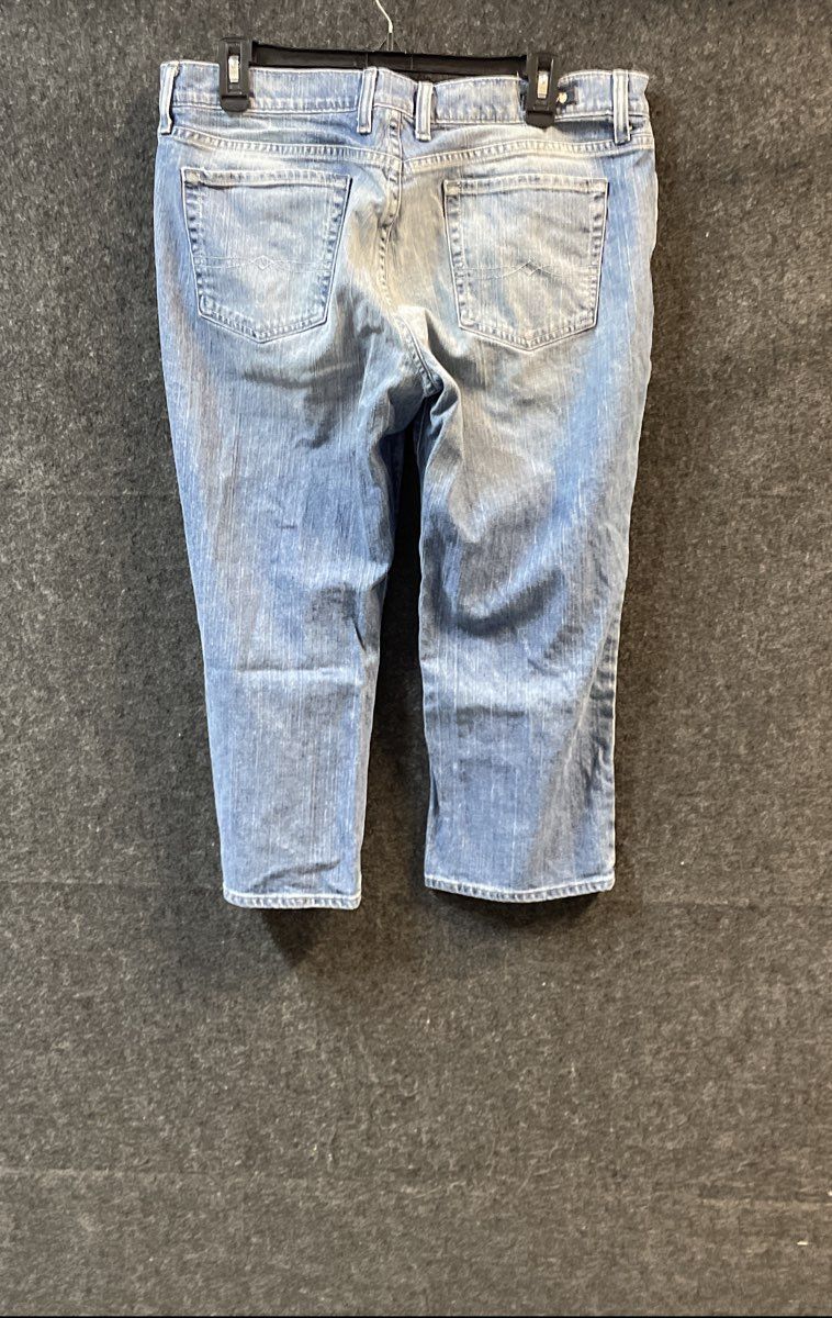 Lucky Brand Women's Vintage Y2K Classic Rider Crop Jeans Light Wash Sz 14/32
