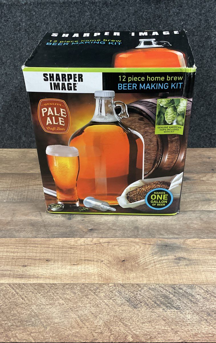 Sharper Image 12 Piece Home Brew Beer Making Kit Pale Ale 1 Gallon FOR PARTS