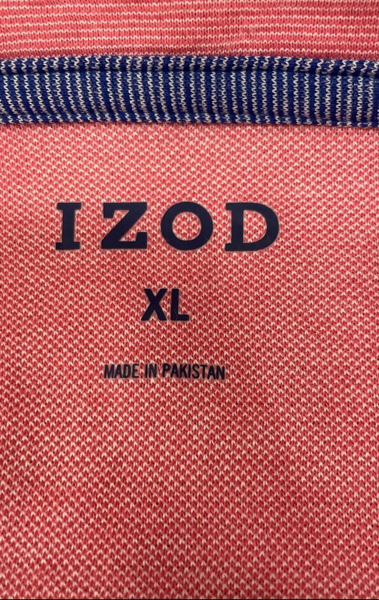 IZOD Men's Performance Comfort Quarter-Zip Rapture Rose Pink Pullover NWT XL