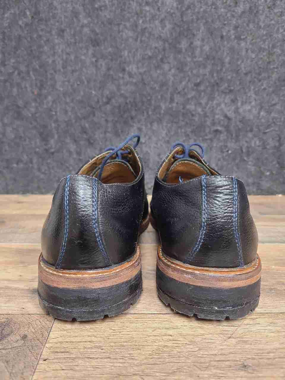 Florsheim Limited 15068-001 Black Leather Brogue Cap Toe Derby Size 9.5 D