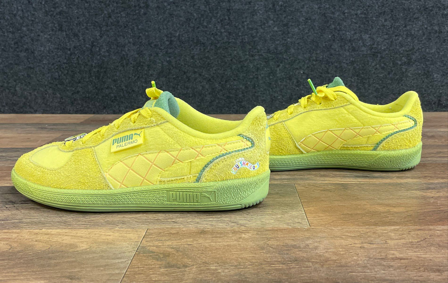 Puma Palermo Maui the Pineapple Yellow Suede Women's Size 7